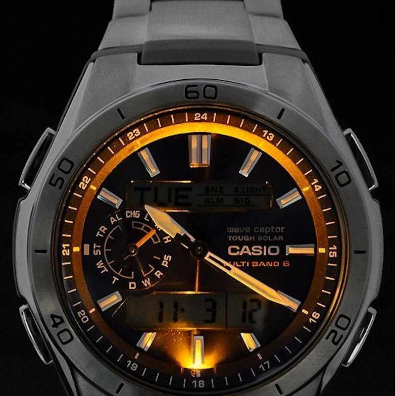 Laikrodis Casio bangų receptorius WVA-M650D-1AER