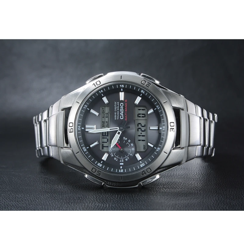 Laikrodis Casio bangų receptorius WVA-M650D-1AER