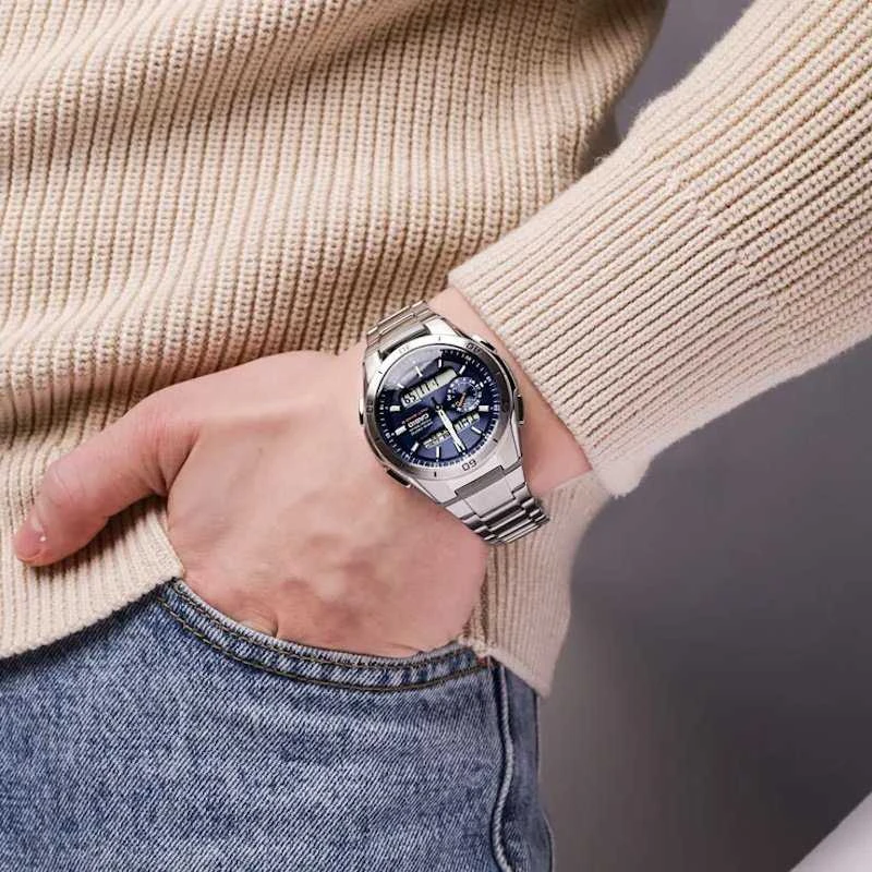 Laikrodis Casio bangų receptorius WVA-M650D-2AER