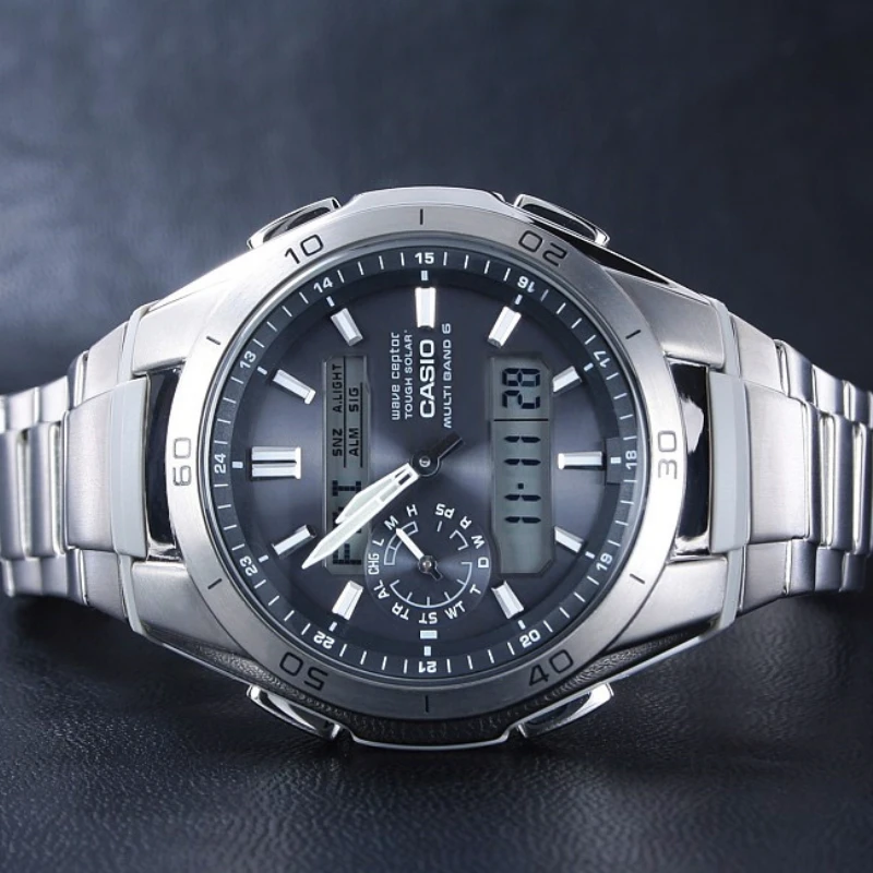 Laikrodis „Casio“ bangų receptorius Bangų receptorius WVA-M650TD-1AER