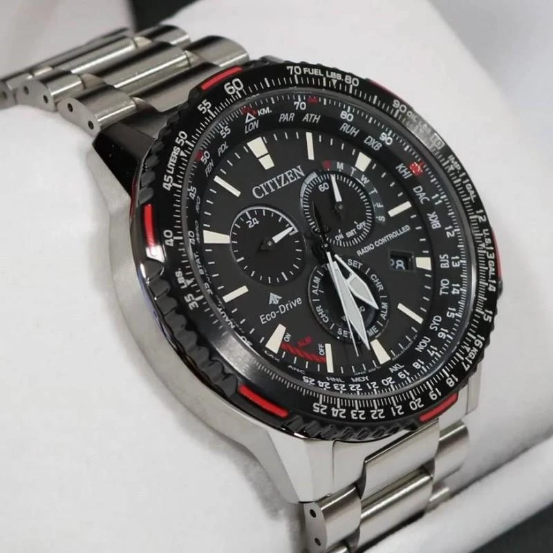 Laikrodis „Citizen Eco-Drive Promaster“ radijo bangomis valdomas „Sky Caliber“ CB5001-57E