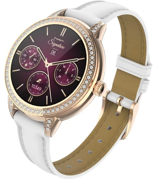 Garett išmanusis laikrodis su lietuvišku meniu Stella Rose Gold Mesh Steel