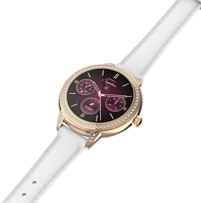 Garett išmanusis laikrodis su lietuvišku meniu Stella Rose Gold Mesh Steel