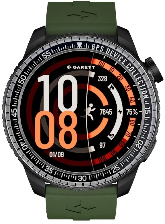 Išmanusis laikrodis Garett Compass GPS juoda