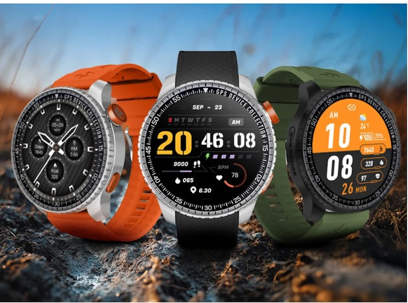 Išmanusis laikrodis Garett Compass GPS sidabrinė