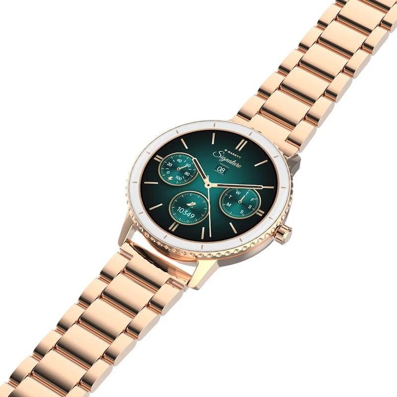 Garett išmanusis laikrodis su lietuvišku meniu Grace Rose Gold Solid Steel