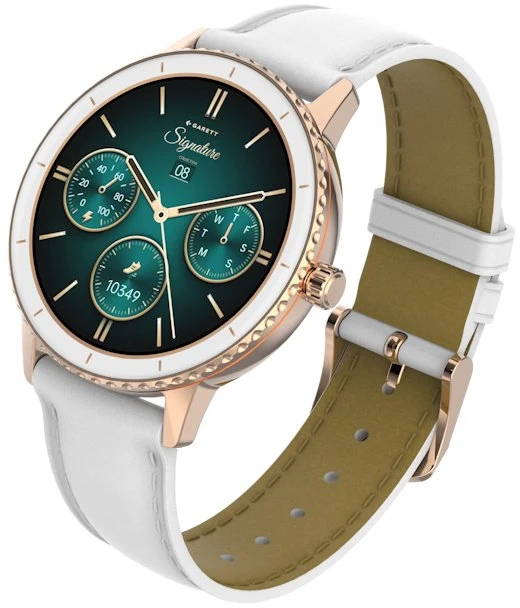 Garett išmanusis laikrodis su lietuvišku meniu Grace Rose Gold Mesh Steel