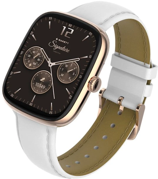 Garett išmanusis laikrodis su lietuvišku meniu Flow Rose Gold Mesh Steel