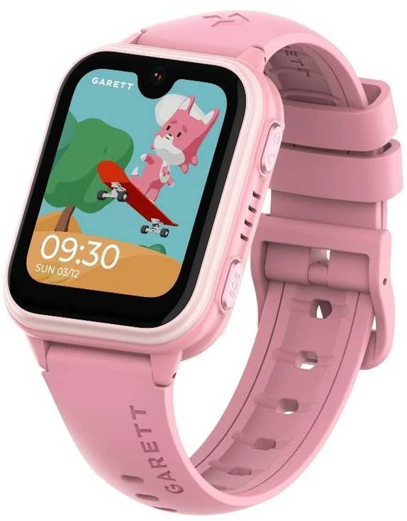 Išmanusis laikrodis Garett Kids Vibe Ai 4G rožinis