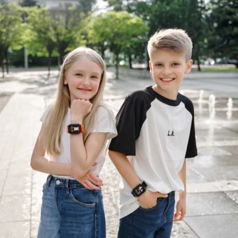 Išmanusis laikrodis vaikams Garett Kids Tech 4G, Juodos spalvos