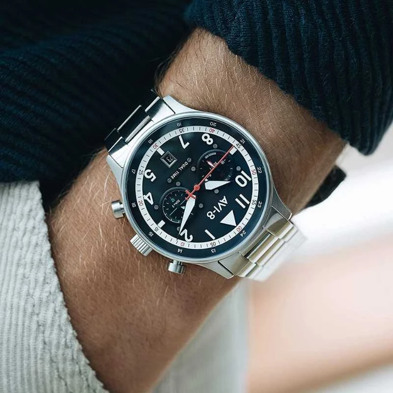 Laikrodis AVI-8 Hawker Hurricane Dual-Time AV-4088-11
