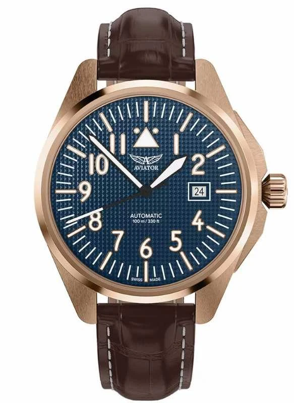 Laikrodis Aviator Airacobra 43 Auto V.3.39.2.335.4