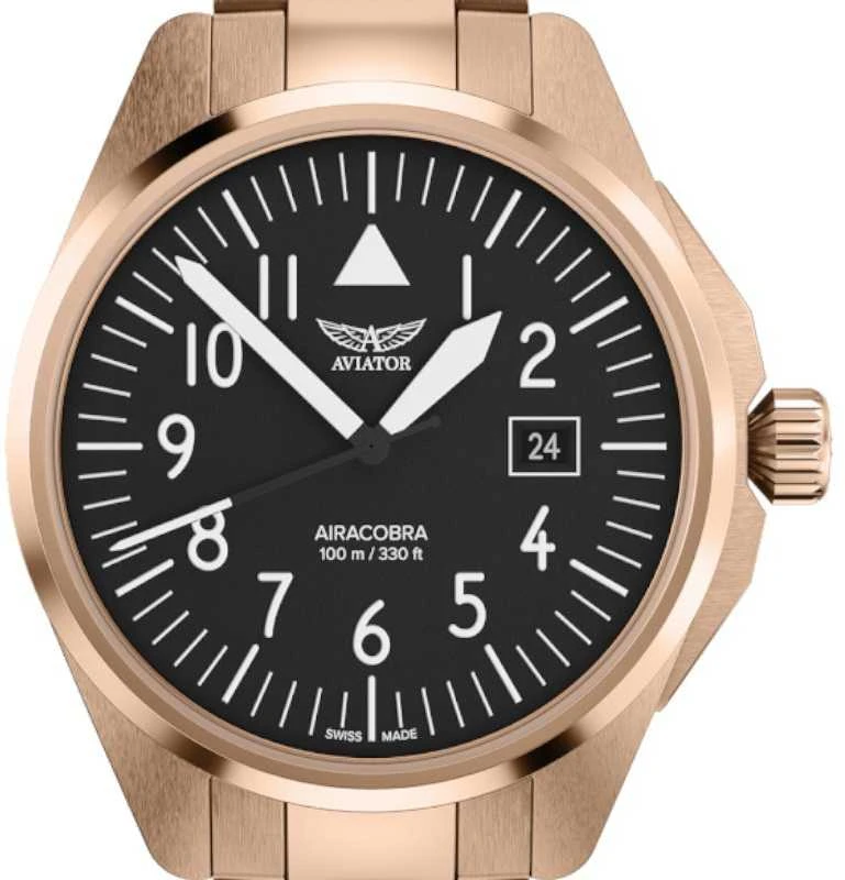Laikrodis Aviator Airacobra 43 Type A V.1.38.2.315.5