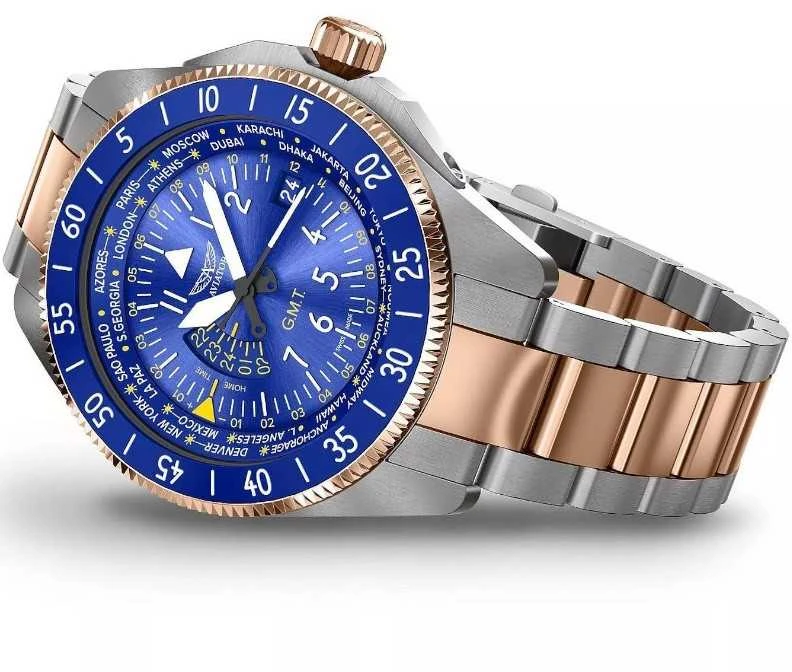 Laikrodis Aviator Airacobra GMT V.1.37.3.308.5