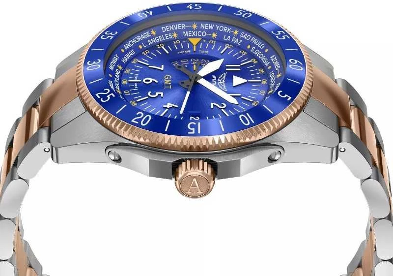 Laikrodis Aviator Airacobra GMT V.1.37.3.308.5