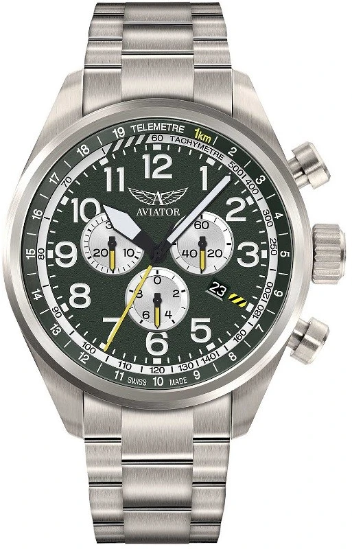 Laikrodis AVIATOR Airacobra P45 Chrono V.2.25.7.171.5