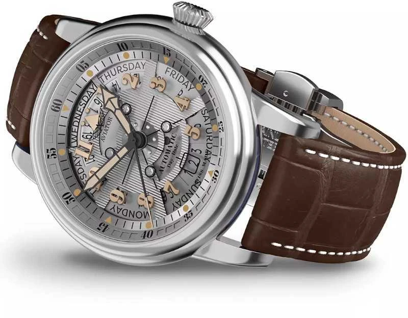 Laikrodis Aviator DOUGLAS DAY-DATE MECA-41 V.3.36.0.286.4