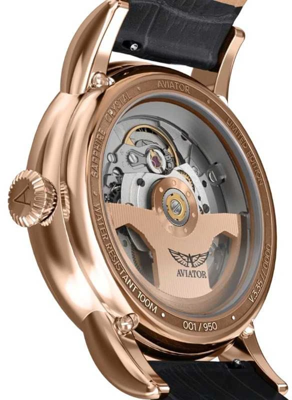 Laikrodis Aviator DOUGLAS DAY-DATE MECA-41 V.3.36.2.285.4