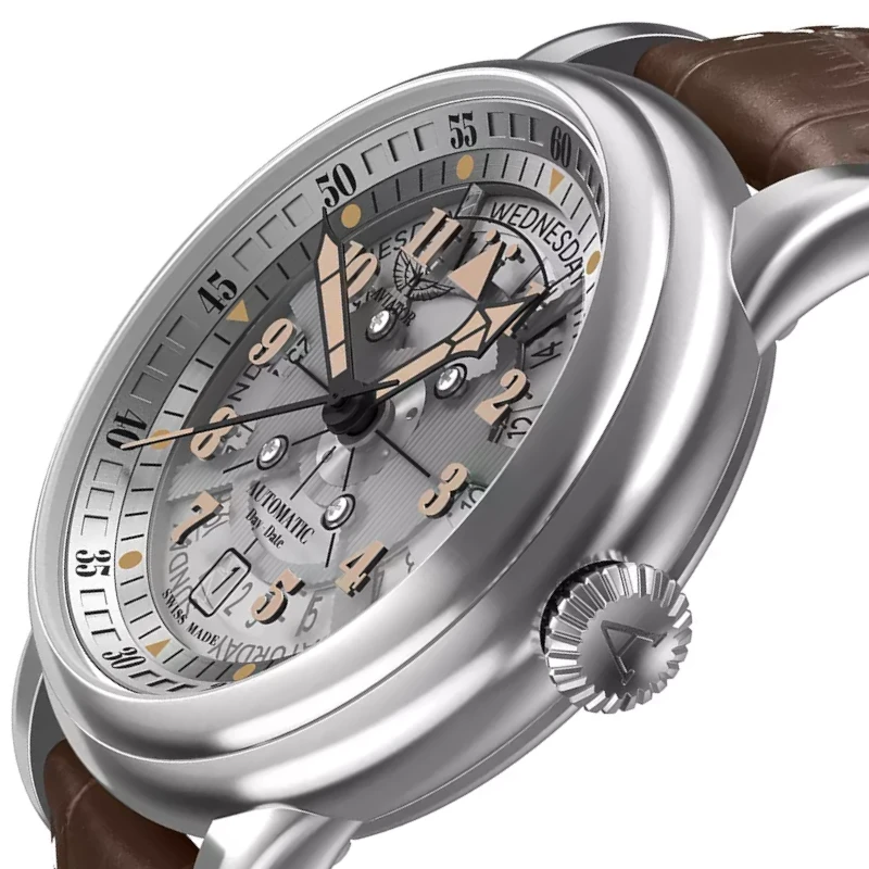 Laikrodis Aviator DOUGLAS DAY-DATE MECA-41 V.3.36.0.286.4