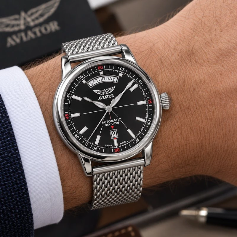 Laikrodis Aviator Douglas Day Date V.3.20.0.142.5