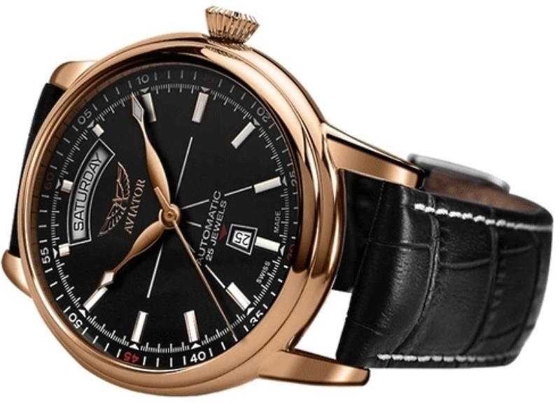 Laikrodis Aviator Douglas Day Date V.3.20.2.146.4
