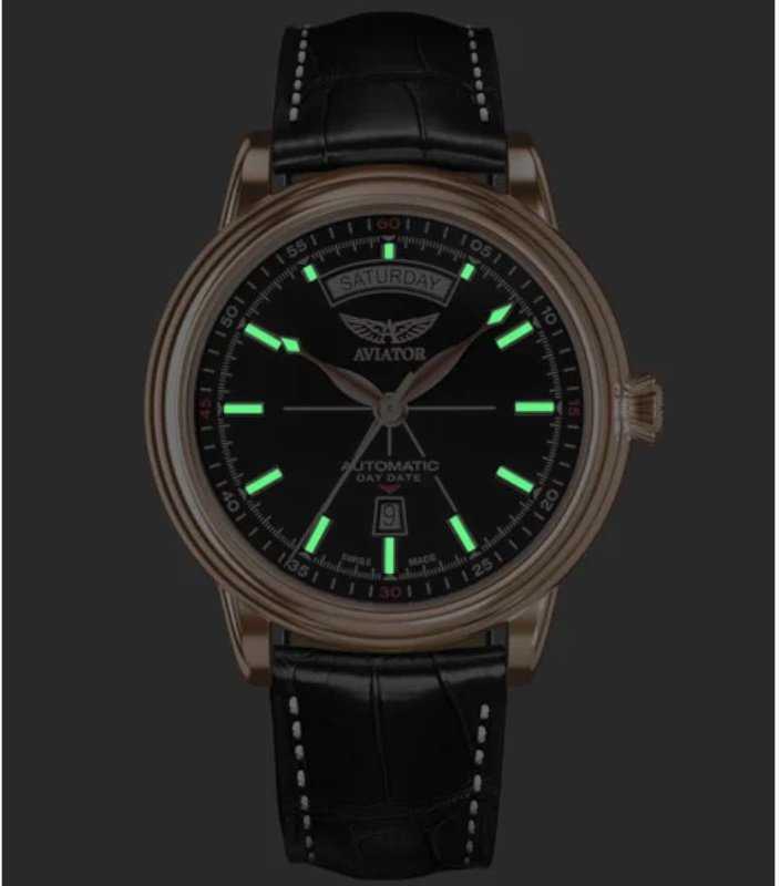 Laikrodis Aviator Douglas Day Date V.3.20.2.146.4