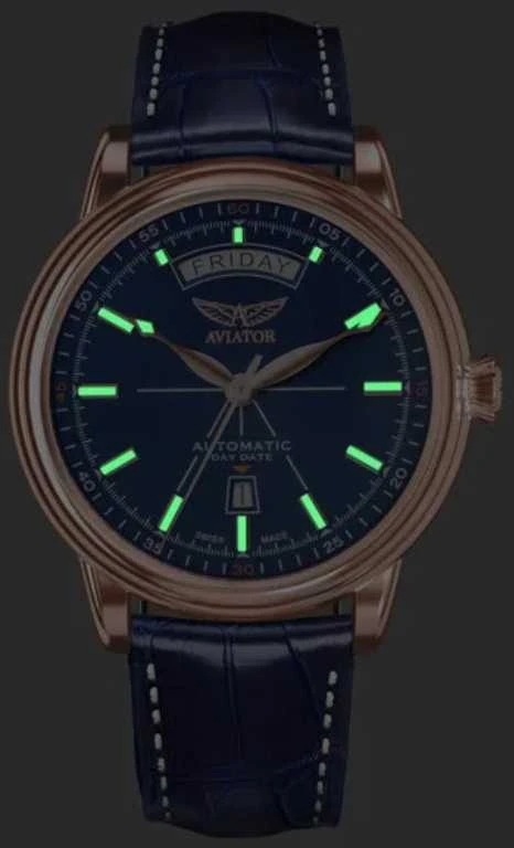 Laikrodis Aviator Douglas Day Date V.3.20.2.225.4