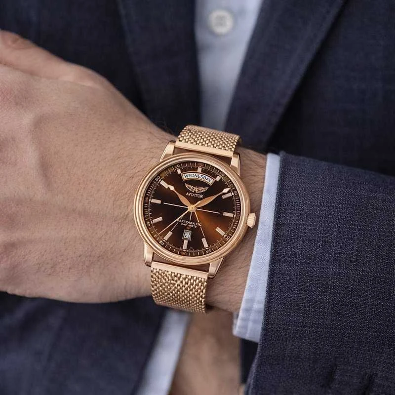 Laikrodis Aviator Douglas Day Date V.3.20.2.226.4