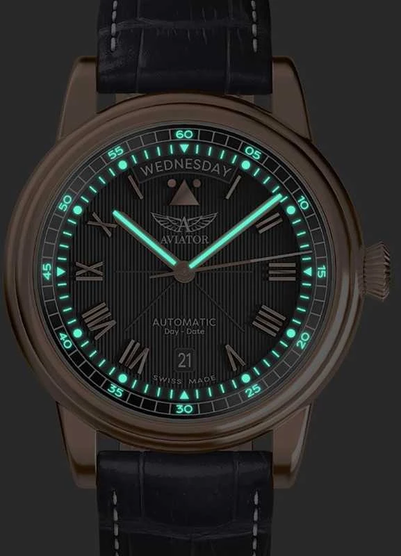 Laikrodis AVIATOR Douglas Day-Date V.3.35.2.275.4