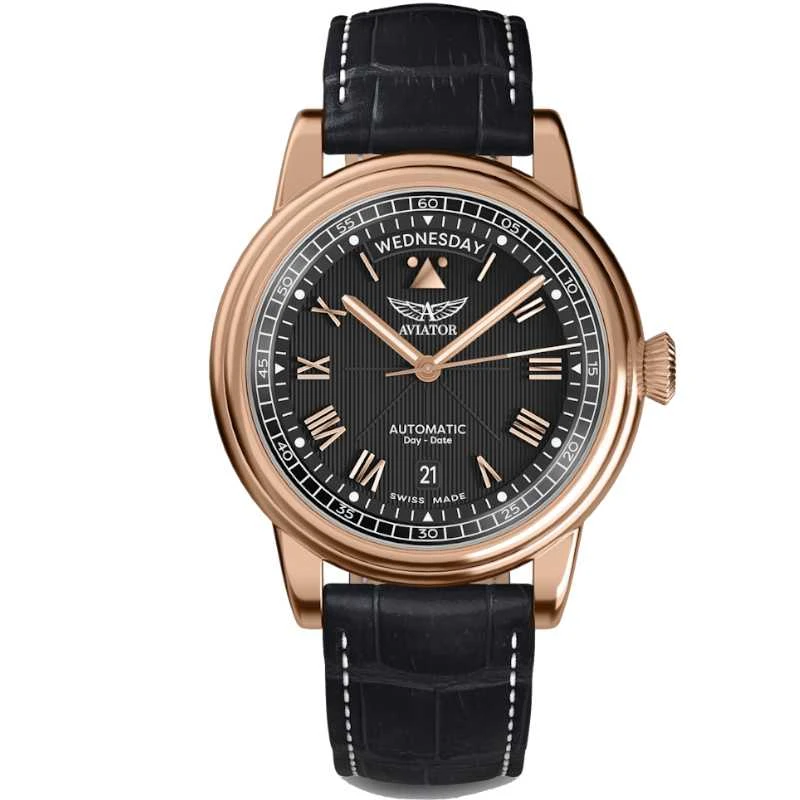 Laikrodis AVIATOR Douglas Day-Date V.3.35.2.275.4