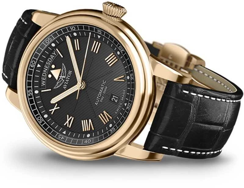 Laikrodis AVIATOR Douglas Day-Date V.3.35.2.275.4