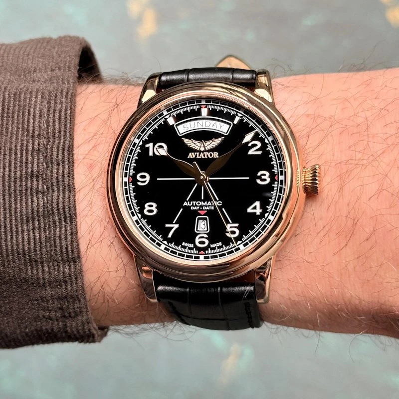 Laikrodis Aviator Douglas Day Date V.3.44.2.398.4