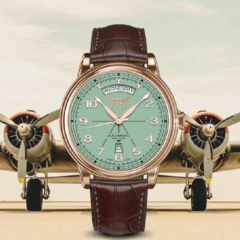 Laikrodis Aviator Douglas Day Date V.3.44.2.404.4