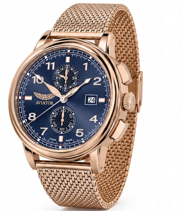 Laikrodis Aviator Douglas DC-3 Chronograph V.2.45.2.408.5