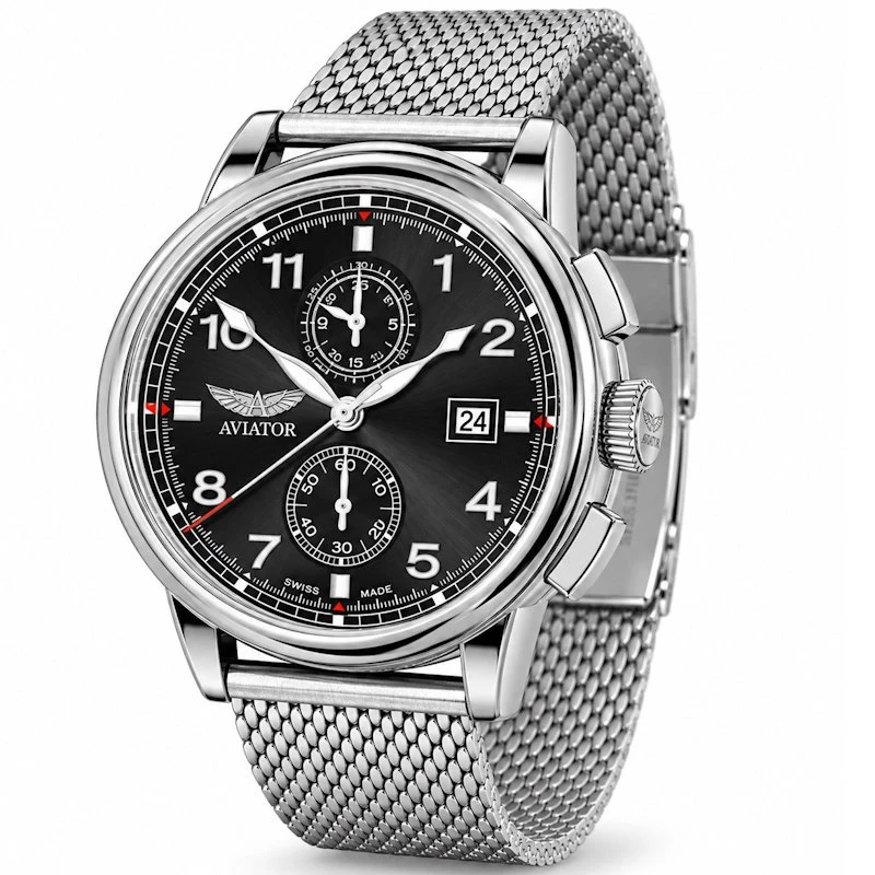 Laikrodis Aviator Douglas DC-3 Chronograph V.2.45.0.405.5