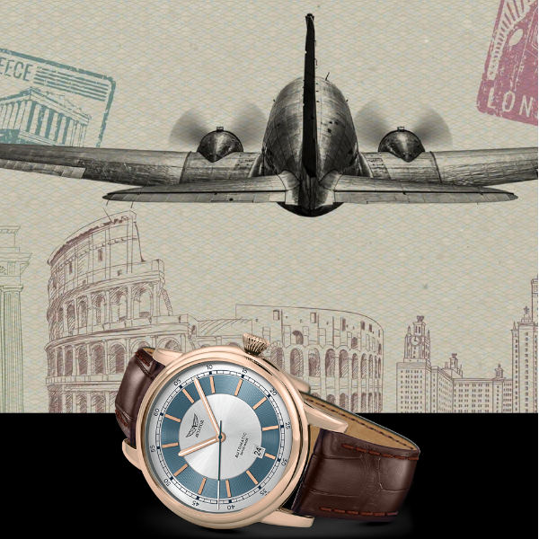 Laikrodis AVIATOR DOUGLAS DC-3 V.3.32.2.272.4