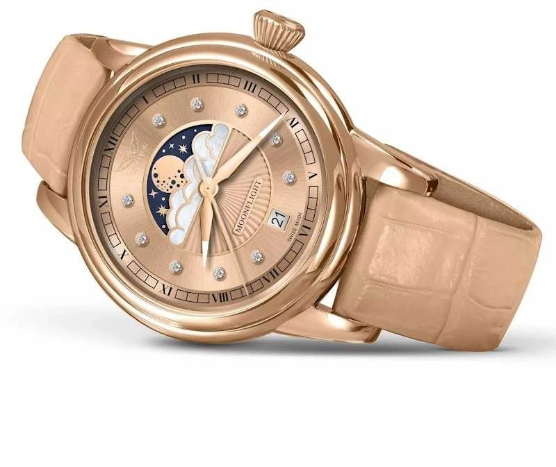 Laikrodis AVIATOR Douglas Moonflight Diamonds Edition V.1.33.2.383.4