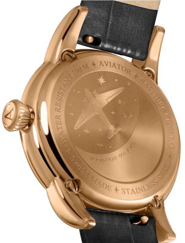 Laikrodis AVIATOR Douglas Moonflight Diamonds Edition V.1.33.2.382.4