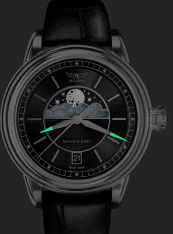 Laikrodis AVIATOR Douglas Moonflight V.1.33.0.252.4