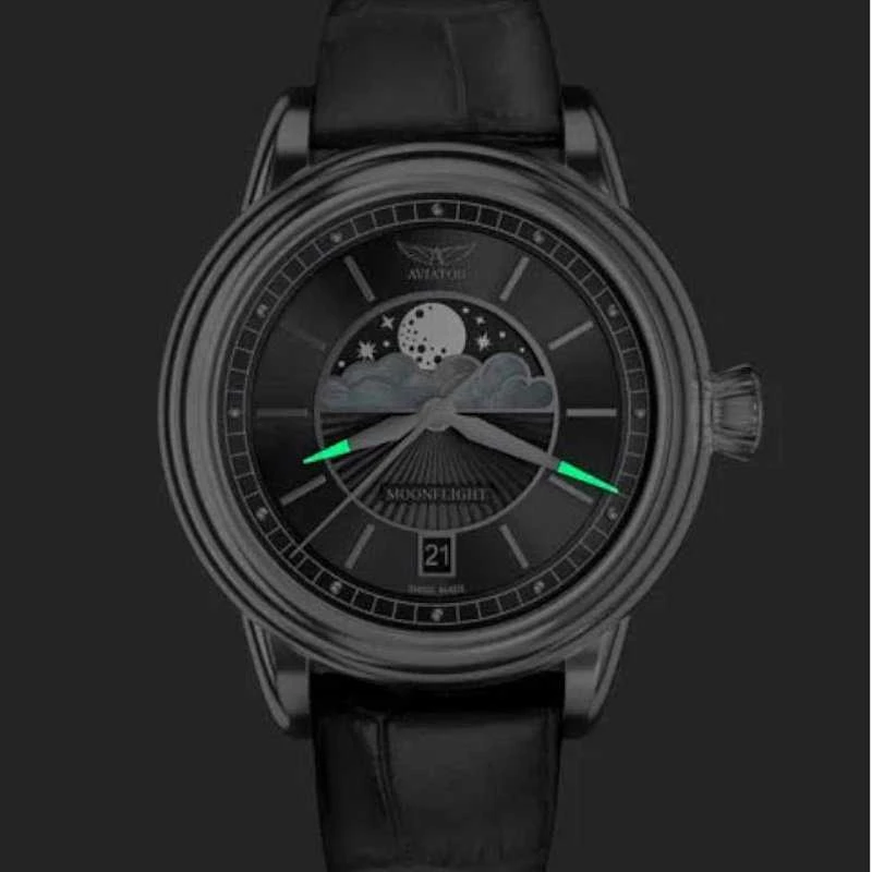 Laikrodis AVIATOR Douglas Moonflight V.1.33.0.254.4