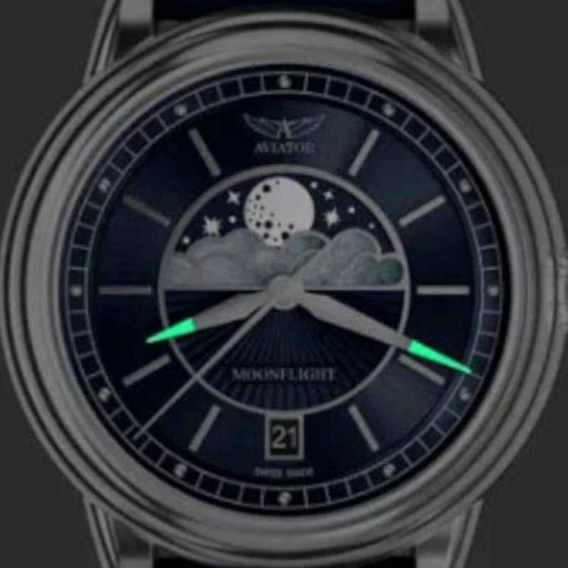 Laikrodis AVIATOR Douglas Moonflight V.1.33.0.255.5
