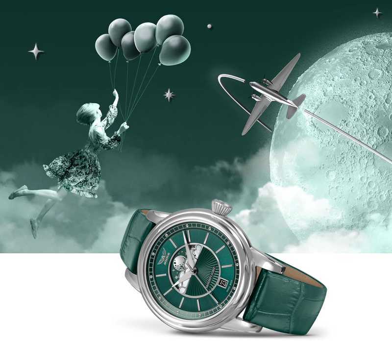 Laikrodis AVIATOR Douglas Moonflight V.1.33.0.262.4