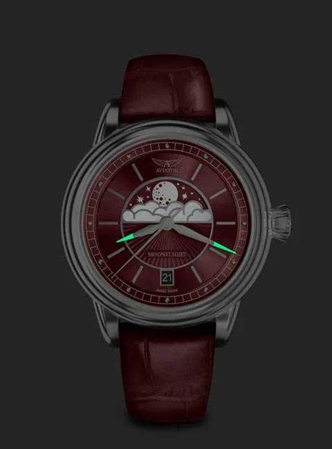 Laikrodis AVIATOR Douglas Moonflight V.1.33.0.264.4