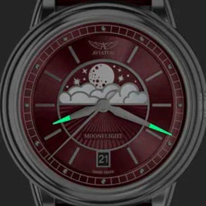 Laikrodis AVIATOR Douglas Moonflight V.1.33.0.264.5