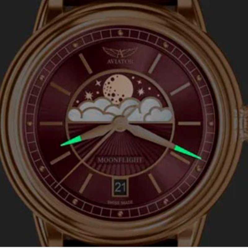 Laikrodis AVIATOR Douglas Moonflight V.1.33.2.265.5