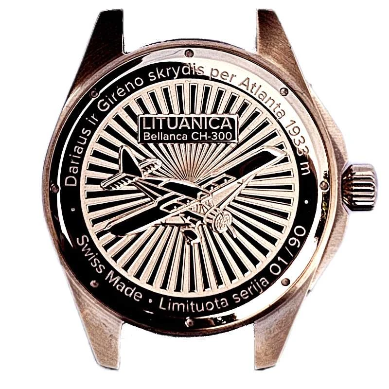 Laikrodis Aviator GMT Darius ir Girėnas. Skrydis per Atlantą V.1.37.2.292.5.4
