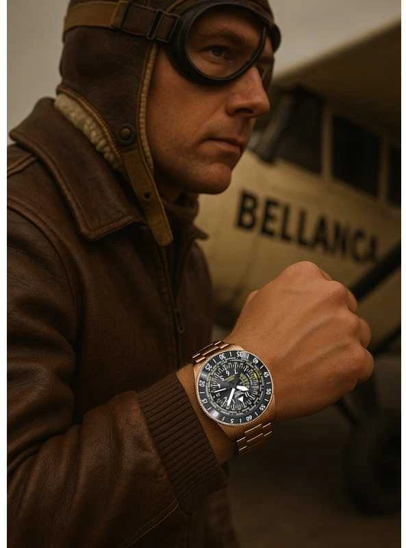 Laikrodis Aviator GMT Darius ir Girėnas. Skrydis per Atlantą V.1.37.2.292.5