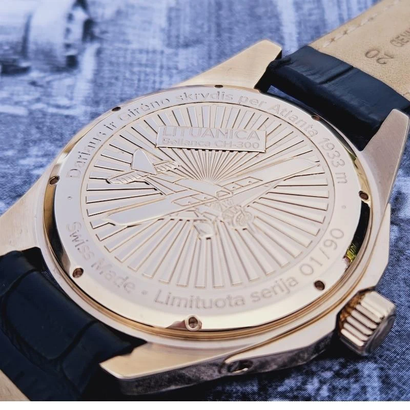 Laikrodis Aviator GMT Darius ir Girėnas. Skrydis per Atlantą V.1.37.2.292.4