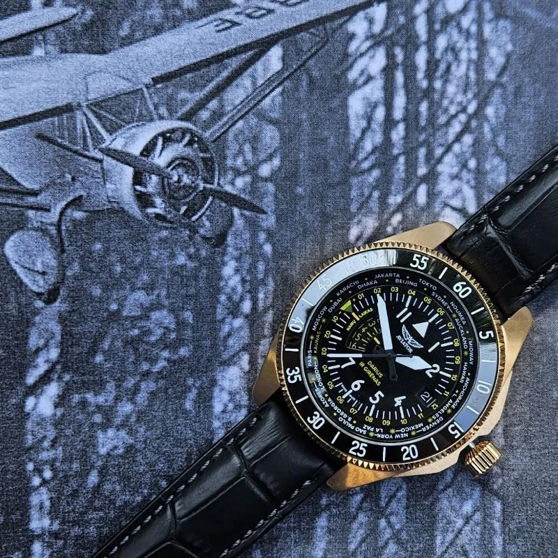 Laikrodis Aviator GMT Darius ir Girėnas. Skrydis per Atlantą V.1.37.2.292.4