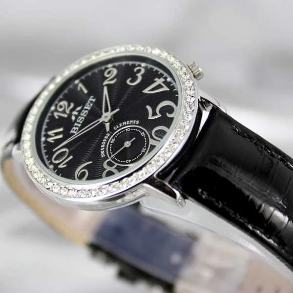 Laikrodis BISSET Queen Ice BSAX01Q LS BK BK (Ekspozicinė prekė)